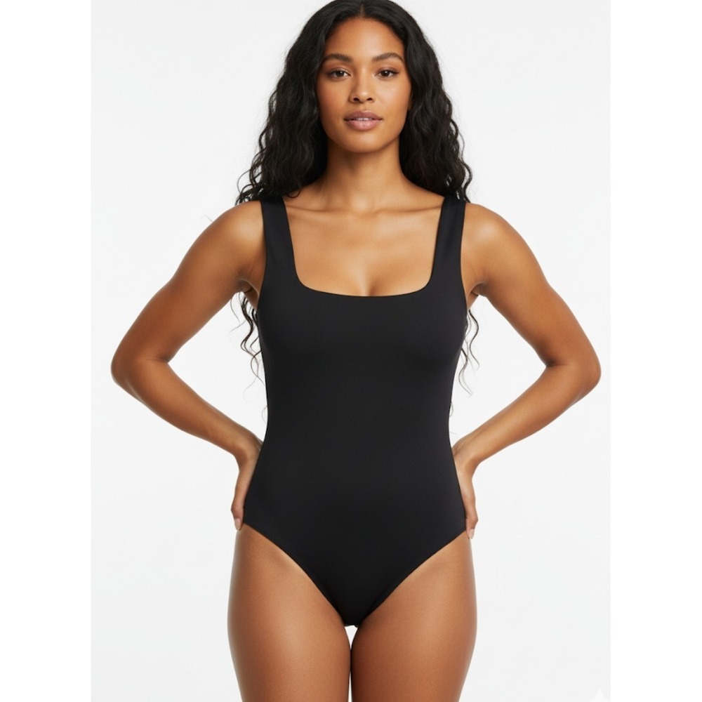 New Good American SCUBA MODERN TANK BODY IN BLACK XL MSRP $79 NWT Thong